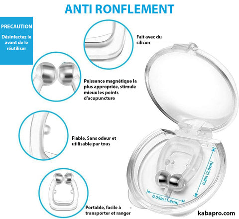 Dispositif Anti-Ronflement en silicone - 01 Acheté = 01 Offert