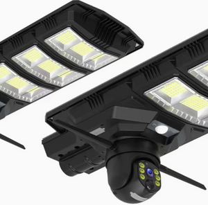 Lampadaire solaire avec caméra intégrée sans wifi
